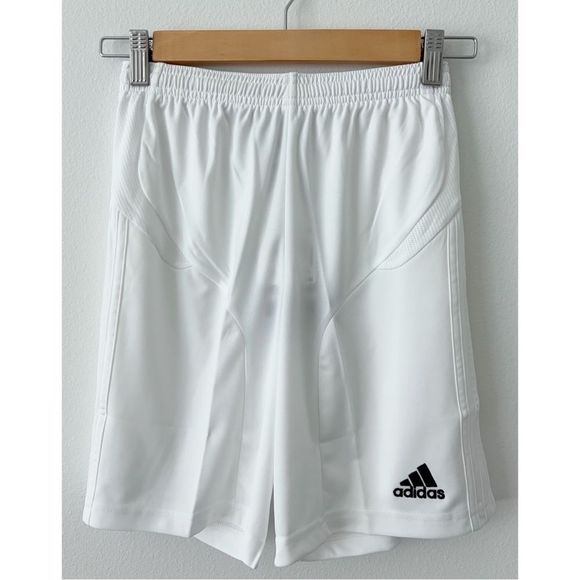 Adidas Camp 11 White-on-White Soccer Shorts | Youth Girls Medium | NEW - Picture 9 of 15